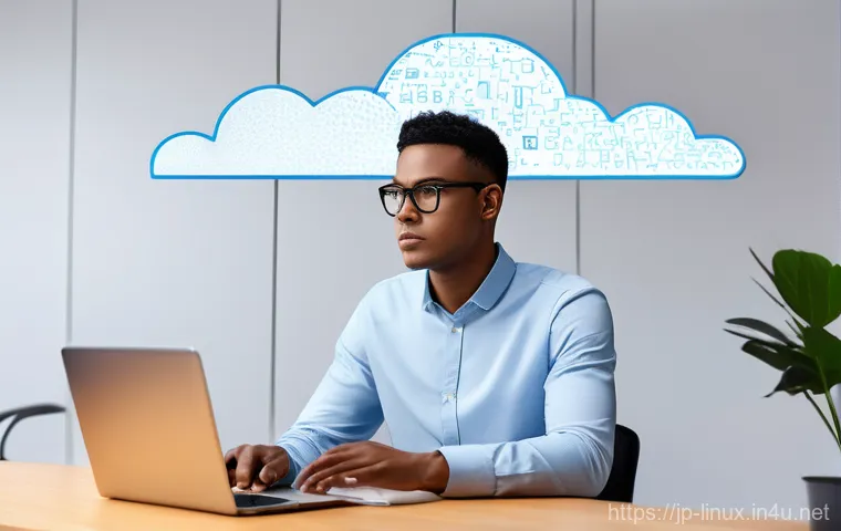 리눅스 필기 시험의 난이도별 학습 전략 - **Prompt:** A diverse, focused young adult, dressed in casual smart attire, sits at a modern desk wi...