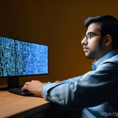 리눅스 자격증 취득 후 대기업 서버 관리 팀 합류기 - **Prompt 1: The Dawn of Linux in a Cloud of Uncertainty**
    "A young adult IT engineer, looking co...